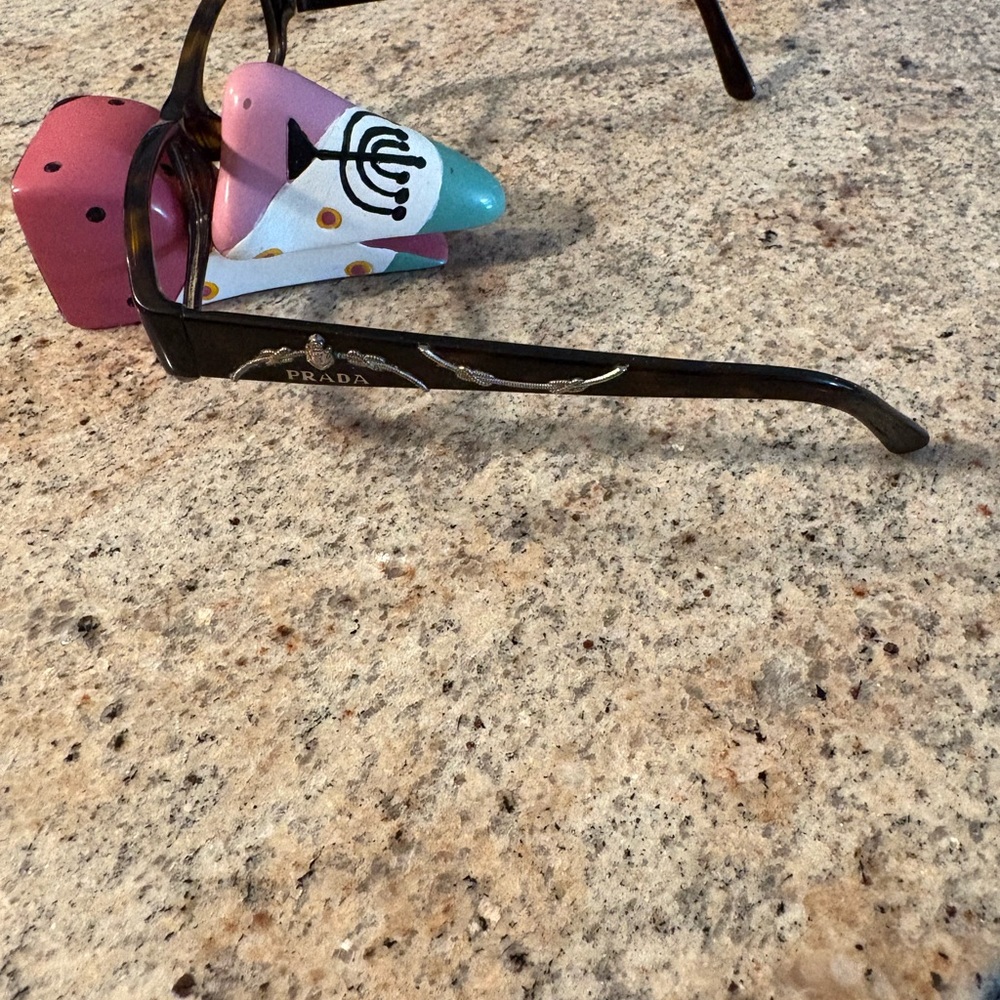 Black Rectangular Eyeglasses. Prada - image 4